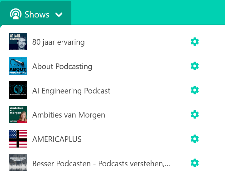 Multiple Podcasts in Podhome